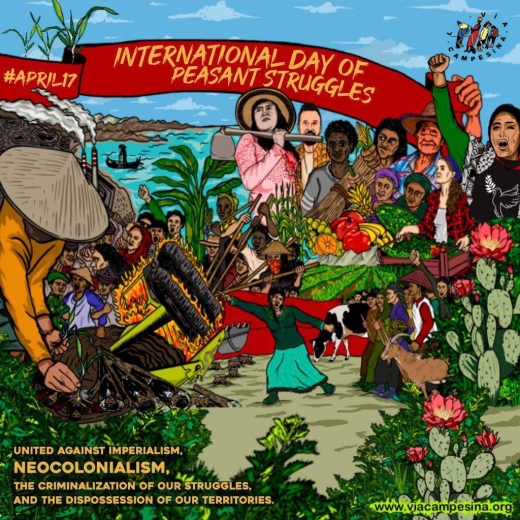 Global Peasant Movement calls for action against escalating land grabs and repression.